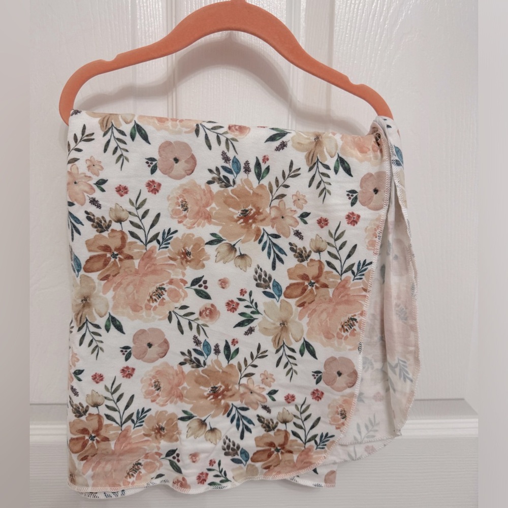 Copper Pearl Autum Knit Swaddle Blanket
